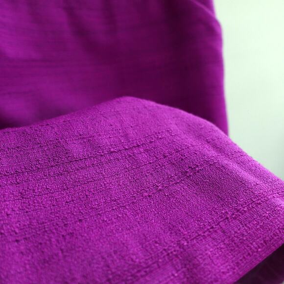 Loft Purple Sweetheart Neckline Shift Mini Dress With Pockets Women's Size 4 - Picture 4 of 10